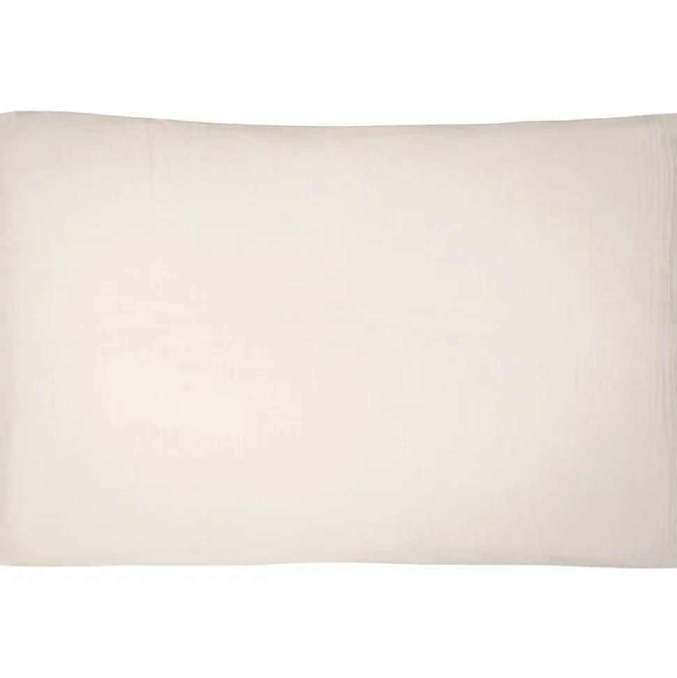 Taie d'oreiller en gaze de coton Jeanne