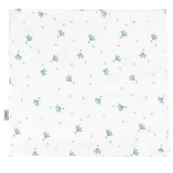 Taie d'oreiller en gaze de coton Bleuet