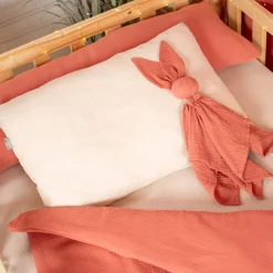 Taie d'oreiller en gaze de coton Jeanne