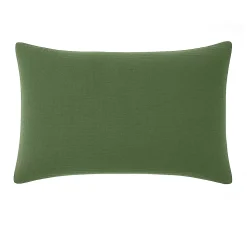 Taie d'39oreiller en gaze de coton lave 50 x 70 cm Douce vert