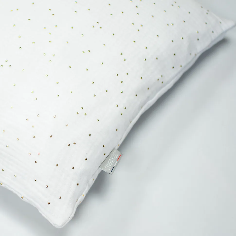 Taie d'oreiller en gaze de coton Jeanne