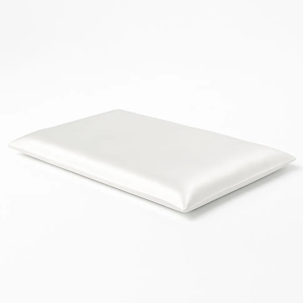 Taie d'oreiller en satin pour oreiller extra plat s - 50x30x5,5 - INPHYSIO