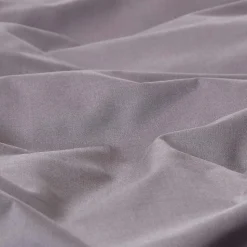 Taie d'oreiller gris foncé 100% coton égyptien 200 fils, 80x80 cm - HOMESCAPES