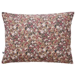 Taie d'oreiller imprimée "Capucine" 60 x 60 cm & 50 x 70 cm "Gaze de Coton" - Capucine Camel - 50 x 70 cm