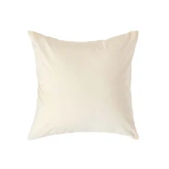 Taie d'oreiller ivoire 100% coton égyptien 200 fils, 40x40 cm - HOMESCAPES