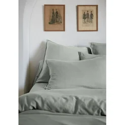 Taie d'oreiller "Lysandre" toutes dimensions "Lyocel" L'effet Papillon - Lysandre Lichen - Taie d'oreiller 50 x 70 cm