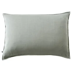 Taie d'oreiller "Lysandre" toutes dimensions "Lyocel" L'effet Papillon - Lysandre Granit - Taie d'oreiller 50 x 70 cm