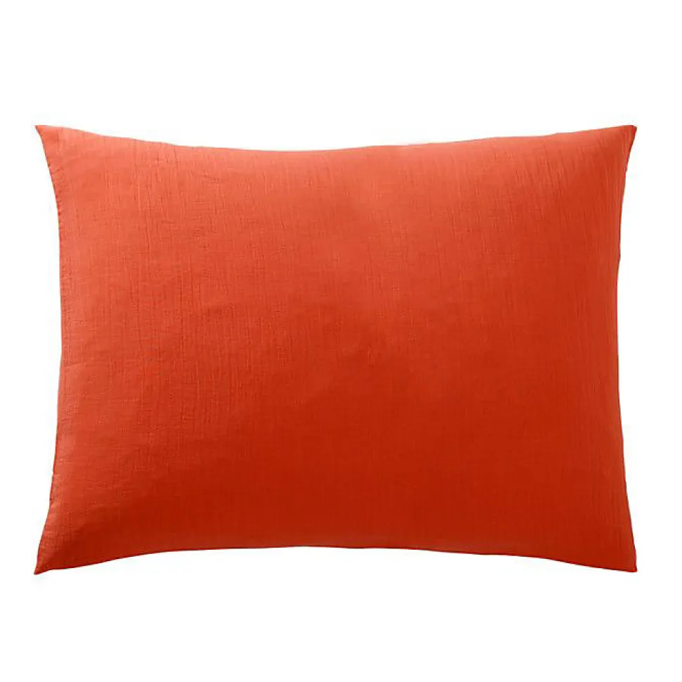 Taie d'oreiller "Noah" 50 x 70 cm "Gaze de Coton" - Noah Terracotta