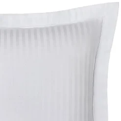 Taie d'oreiller "Prestige" 100% Satin de coton Peigné avec fines rayures / 120 fils /cm² Coton Pur - - Taie d'oreiller 50 x 70 cm