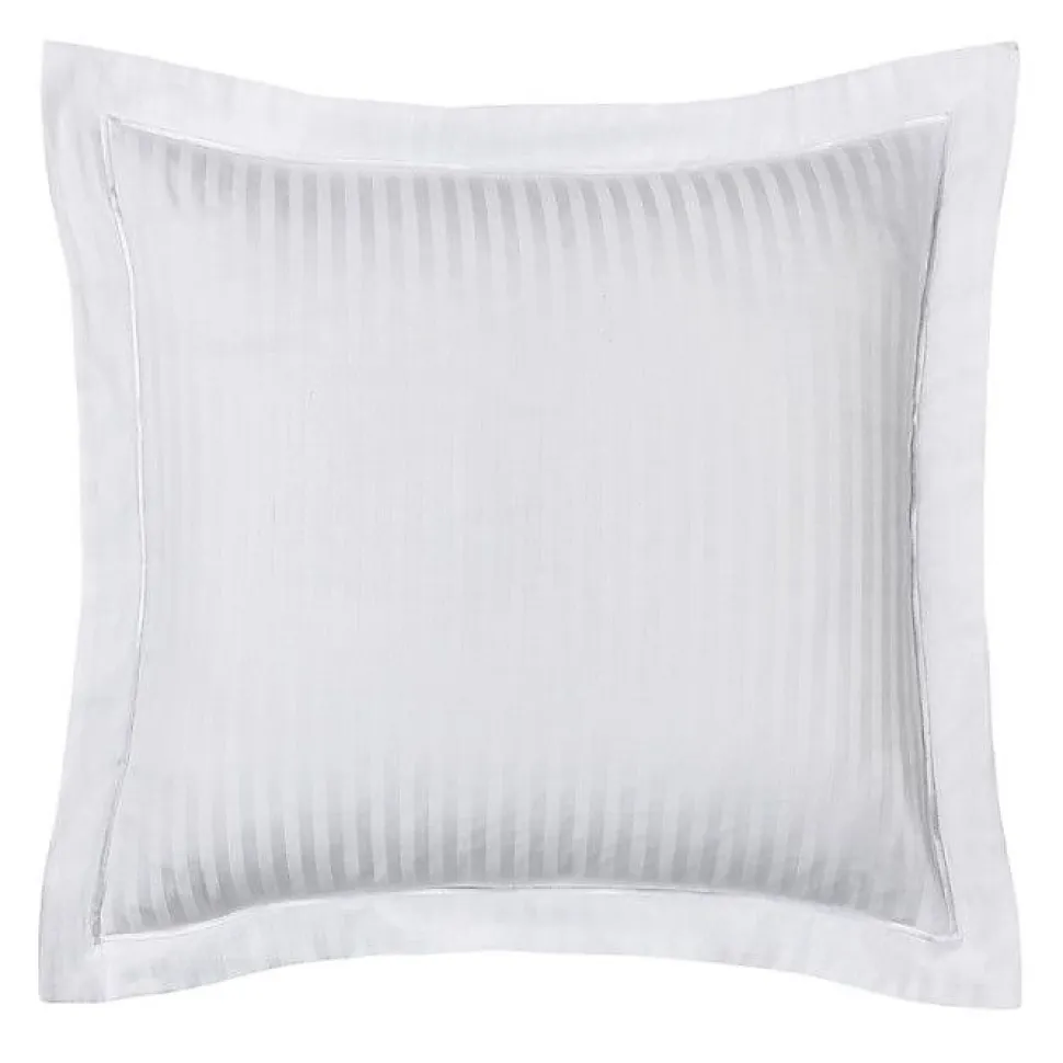 Taie d'oreiller "Prestige" 100% Satin de coton Peigné avec fines rayures / 120 fils /cm² Coton Pur - - Taie d'oreiller 65 x 65 cm