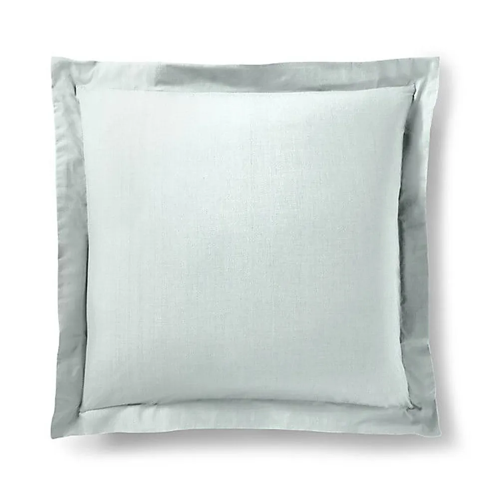 Taie d'oreiller "Prémium" toutes dimensions - Prémium Menthe - 63 x 63 cm volant plat piqué