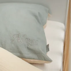 Taie d'oreiller réversible en Lin lavé