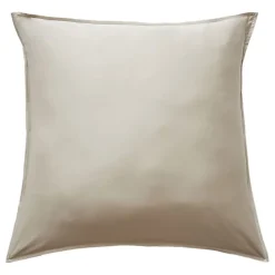 Taie d'oreiller "Salomé" Viscose de bambou 120 fils/cm² - Salomé Pampa - 63 x 63 cm volant plat piqué