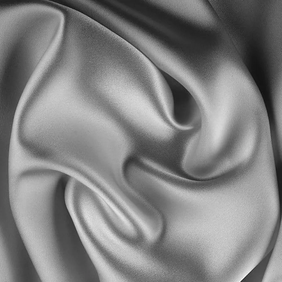 Taie d'oreiller "Silk" Soie de mûrier Coton pur - Silk Silver - 65 x 65 cm