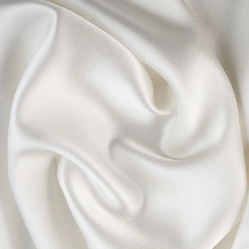 Taie d'oreiller "Silk" Soie de mûrier Coton pur - Silk Ivoire - 50 x 70 cm