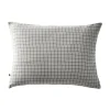 Taie d'oreiller Tissé-teint petits carreaux Déco "Gaïa Mix" 60 x 60 cm & 50 x 70 cm "Gaze de Coton" - Gaïa Mix Nuage - 50 x 70 cm