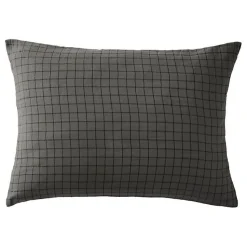 Taie d'oreiller Tissé-teint petits carreaux Déco 