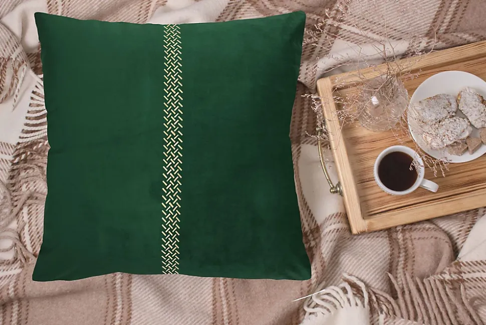 TAIE D'OREILLER TUTUMI BC04 45X45 GREEN