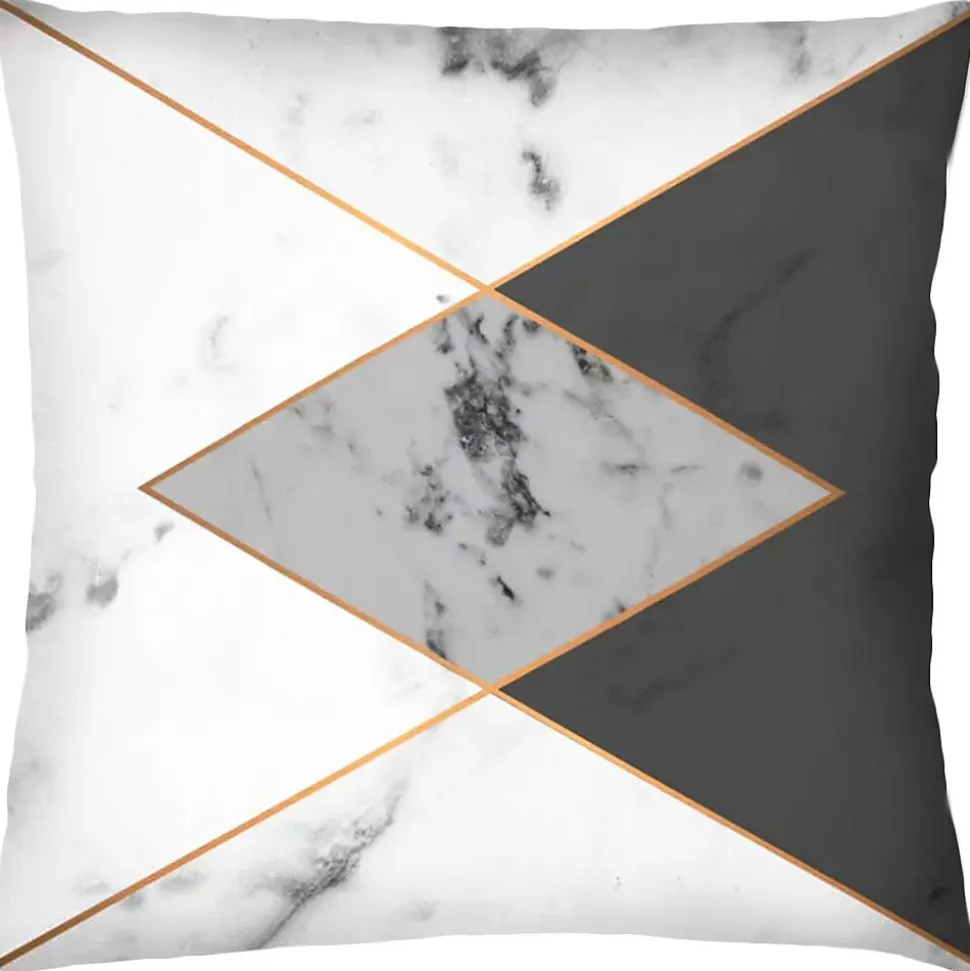 TAIE D'OREILLER TUTUMI 3D 13 45X45 WHITE