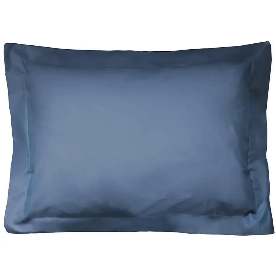 Taie d'oreiller uni 60x40 cm coton ALTO bleu Jean