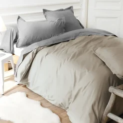 Taie d'oreiller uni 40x40 cm coton ALTO Chamois