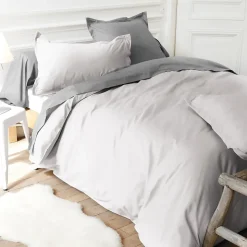 Taie d'oreiller uni 65x65 cm coton ALTO Calcium