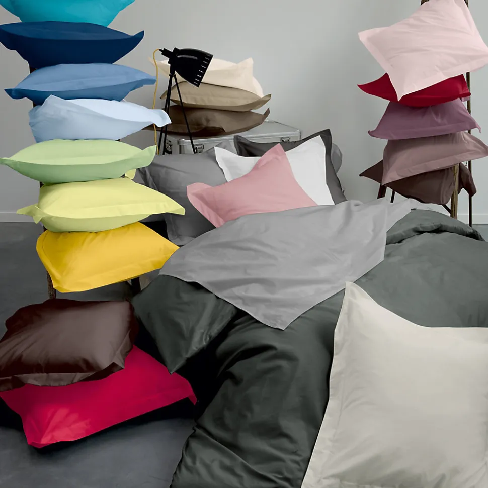 Taie d'oreiller uni 60x40 cm coton ALTO Garance