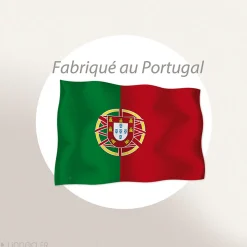 Taie d'oreiller uni 65X65 cm lin lavé froissé SONATE rose Rose