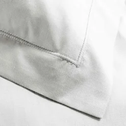 Taie d'oreiller unie 100% Percale de Coton ORIGINE (63x63 cm - Blanc)
