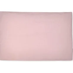 Taie d'oreiller unie en double gaze de coton