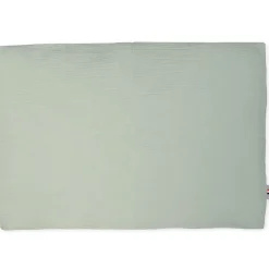 Taie d'oreiller unie en double gaze de coton