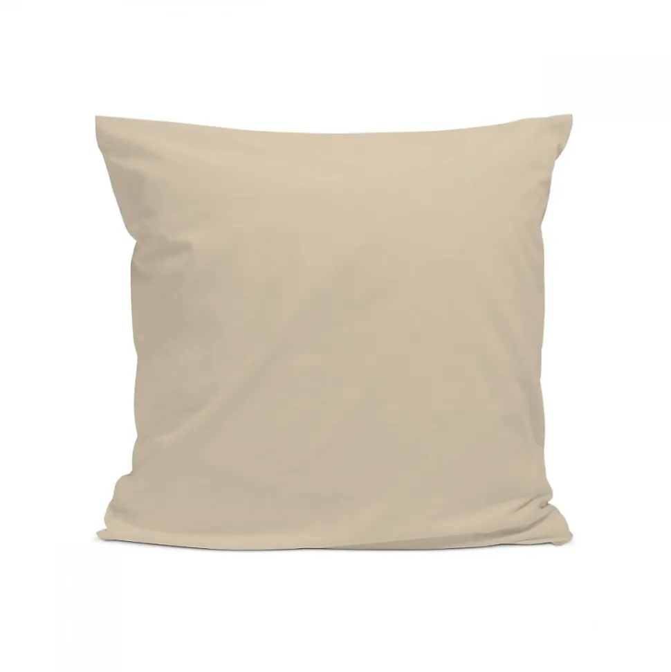 Taie d'oreiller unie 65x65cm PERCALE LIN