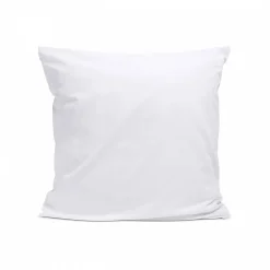 Taie d'oreiller unie 65x65cm PERCALE BLANC
