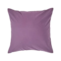 Taie d'oreiller violet 100% coton égyptien 200 fils, 40x40 cm - HOMESCAPES