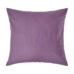 Taie d'oreiller violet 100% coton égyptien 200 fils, 60x60 cm - HOMESCAPES