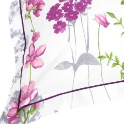 Taie d'oreiller 65x65 cm coton PRETTY blanc