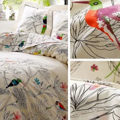 Taie d'oreiller 50x70 cm coton AMAZONIA ecru