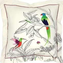 Taie d'oreiller 65x65 cm coton AMAZONIA ecru