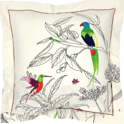 Taie d'oreiller 65x65 cm coton AMAZONIA ecru