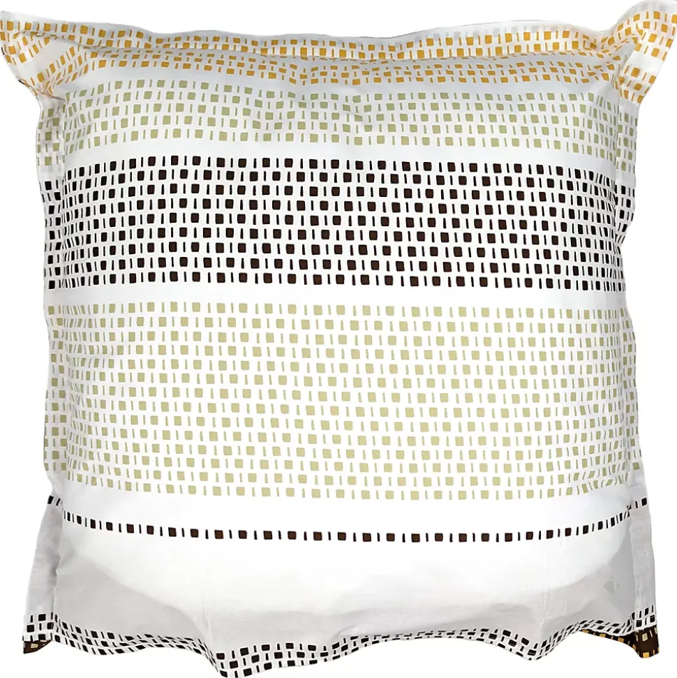 Taie d'oreiller 65x65 cm coton NIAGARA marron Châtaigne