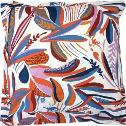 Taie d'oreiller 65x65 cm coton PERROQUET multicolore Salsa