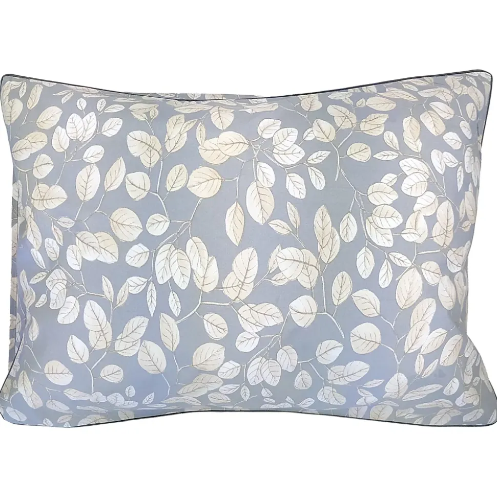 Taie d'oreiller 50x70 cm en 100% percale de coton LISON gris