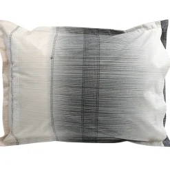 Taie d'oreiller 50x70 cm en 100% percale de coton ESTEBAN gris beige