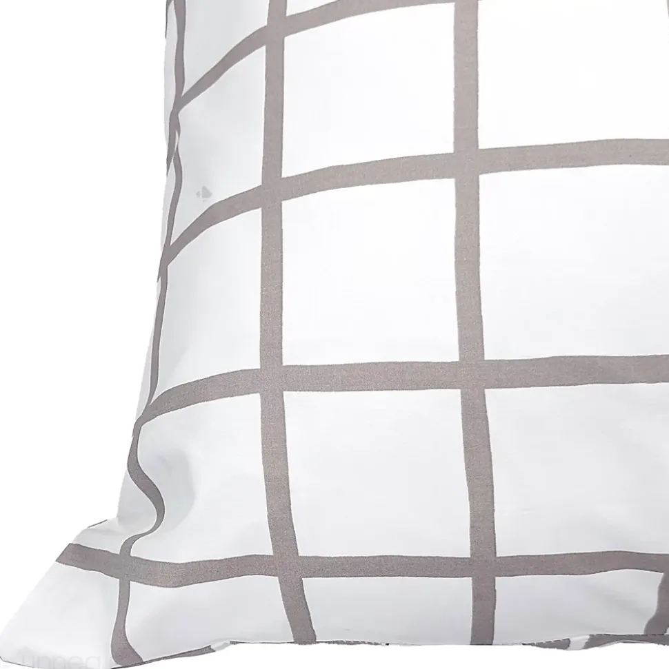 Taie d'oreiller 65x65 cm percale coton DDM MAX Gris