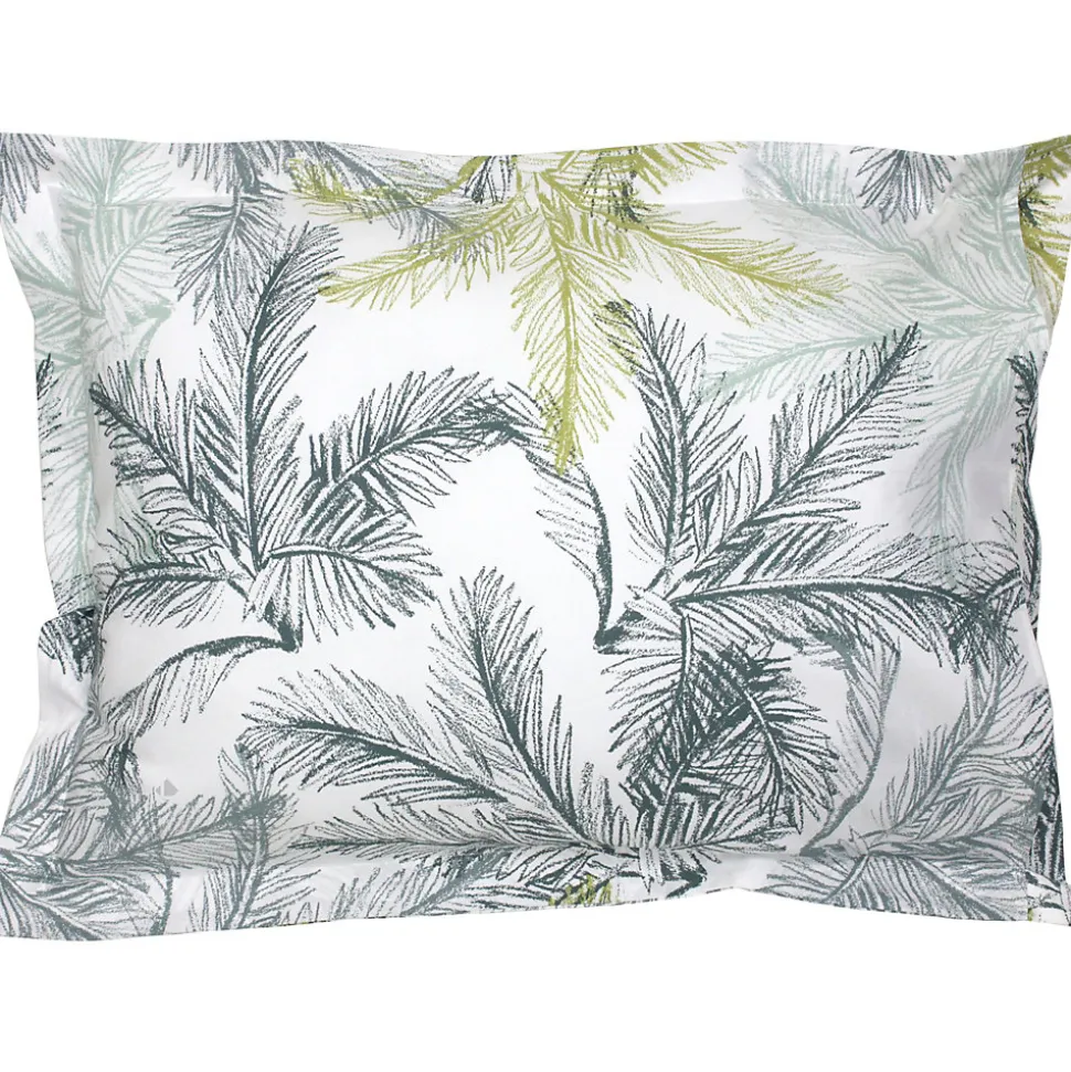 Taie d'oreiller 50x70 cm percale coton TRINIDAD mousson