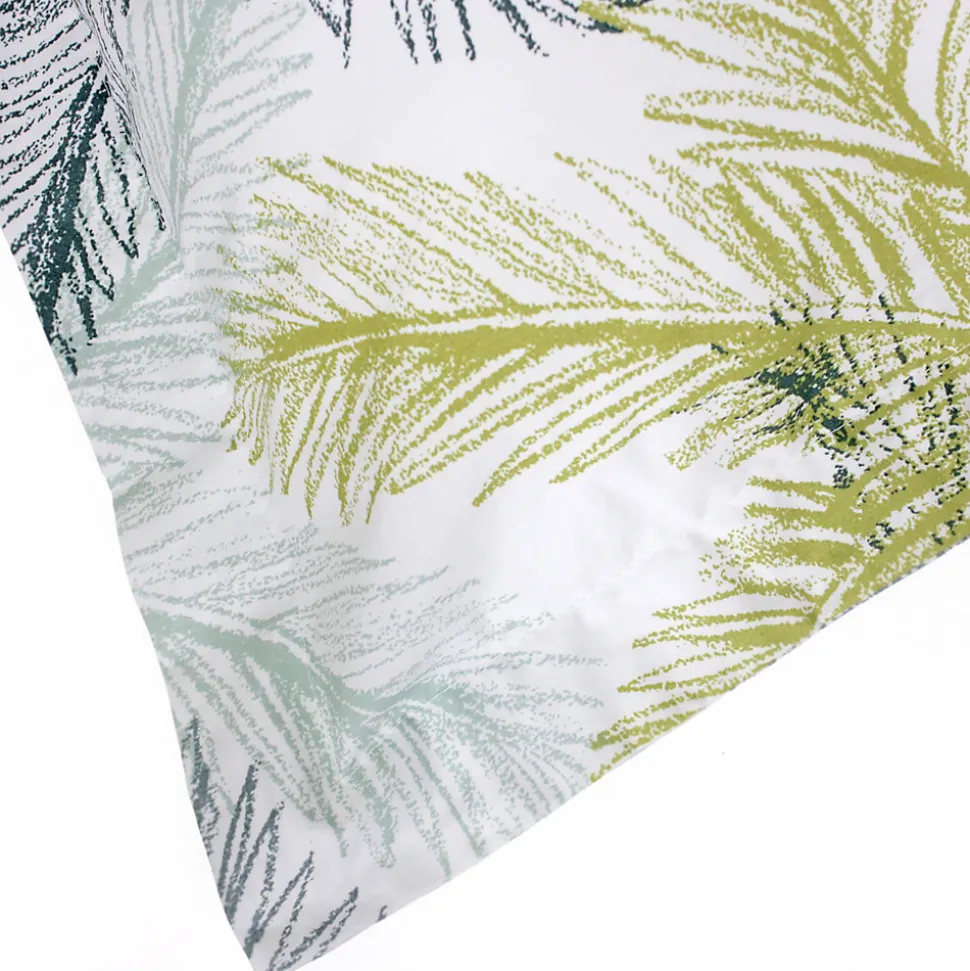 Taie d'oreiller 50x70 cm percale coton TRINIDAD mousson