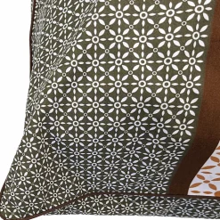 Taie d'oreiller 50x70 cm percale coton longues fibres GABIN marron