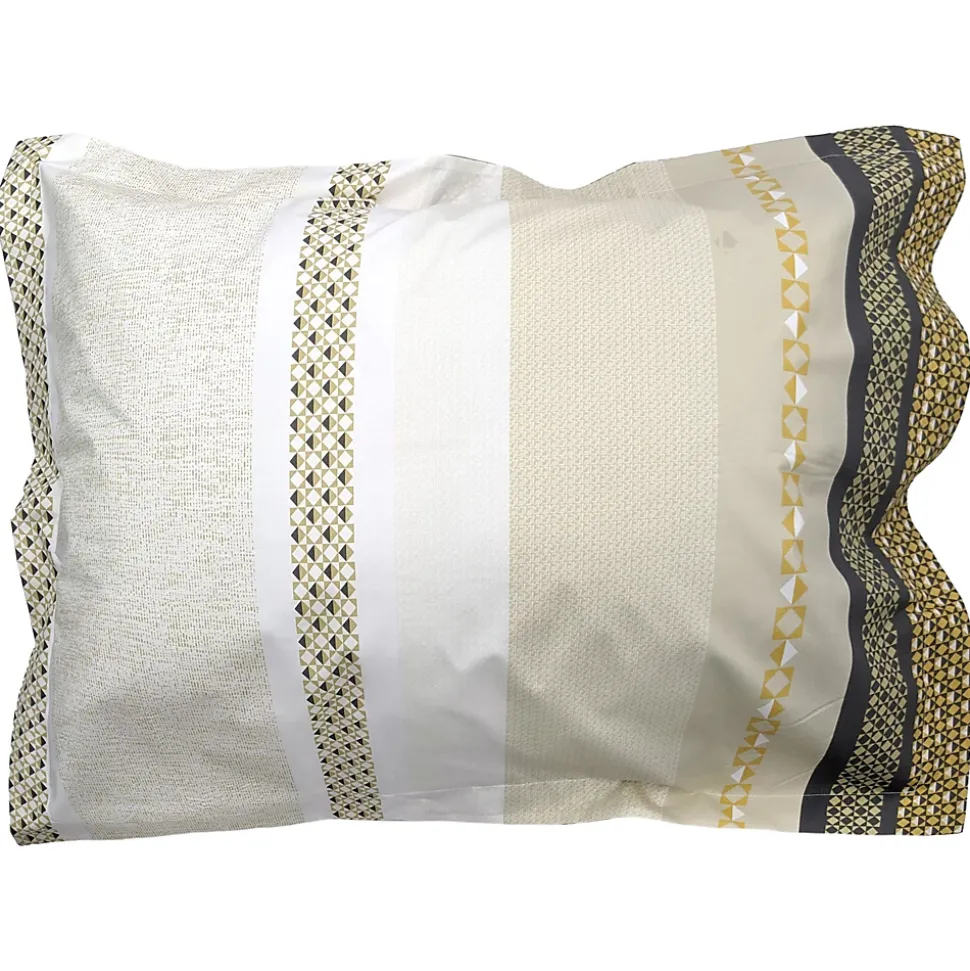 Taie d'oreiller 70x50 cm percale coton MARLOW Miel