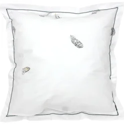 Taie d'oreiller 65x65 cm Percale pur coton PLUMES