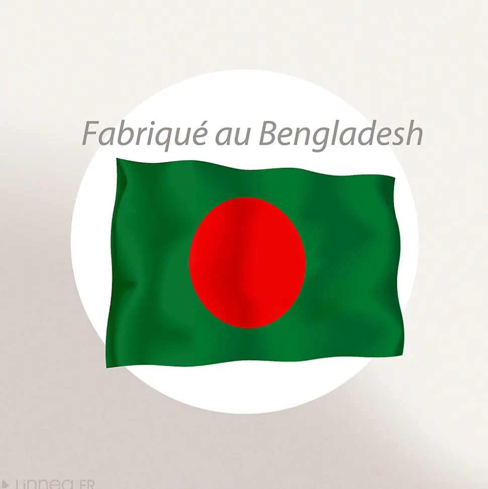 Taie d'oreiller 65x65 cm percale de coton ADÈLE vert céladon